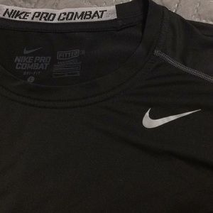 Nike Pro Combat Shirt Black Workout Men’s Large